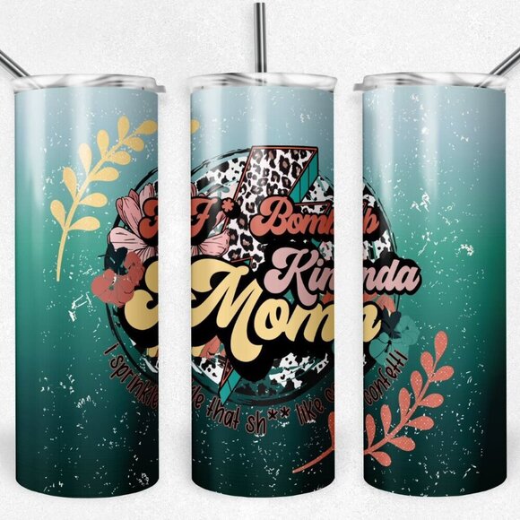 handmade Other - F bomb Kind of Mom 20 fl oz metal insulated tumbler